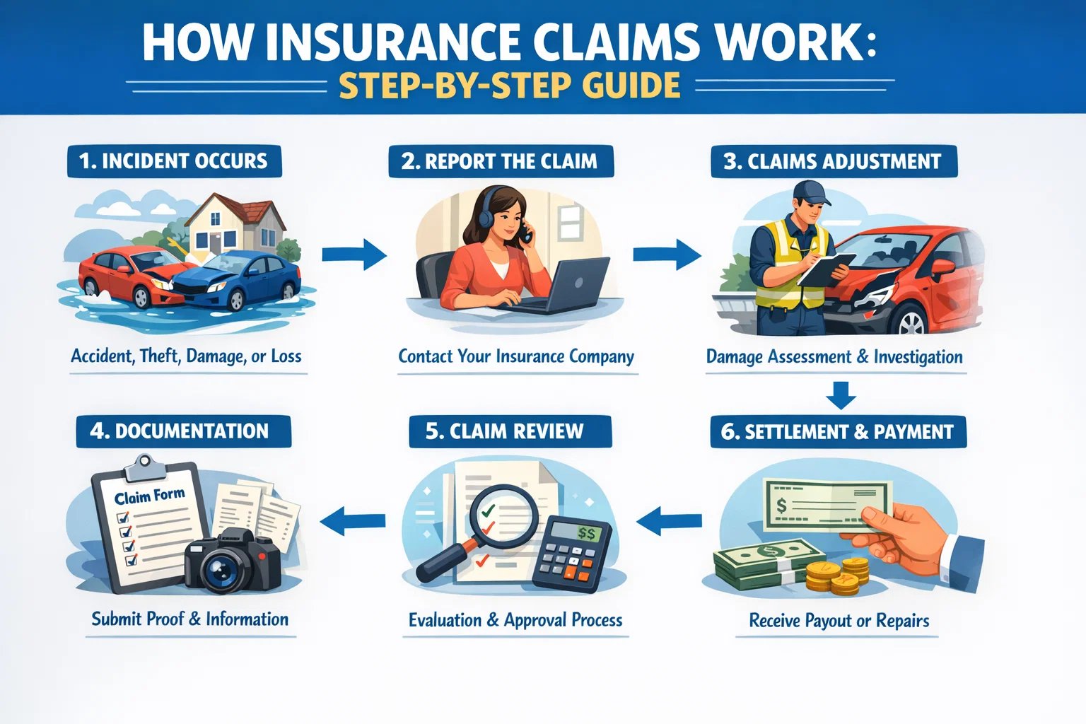 How Insurance Claims Work: Step-by-Step Guide