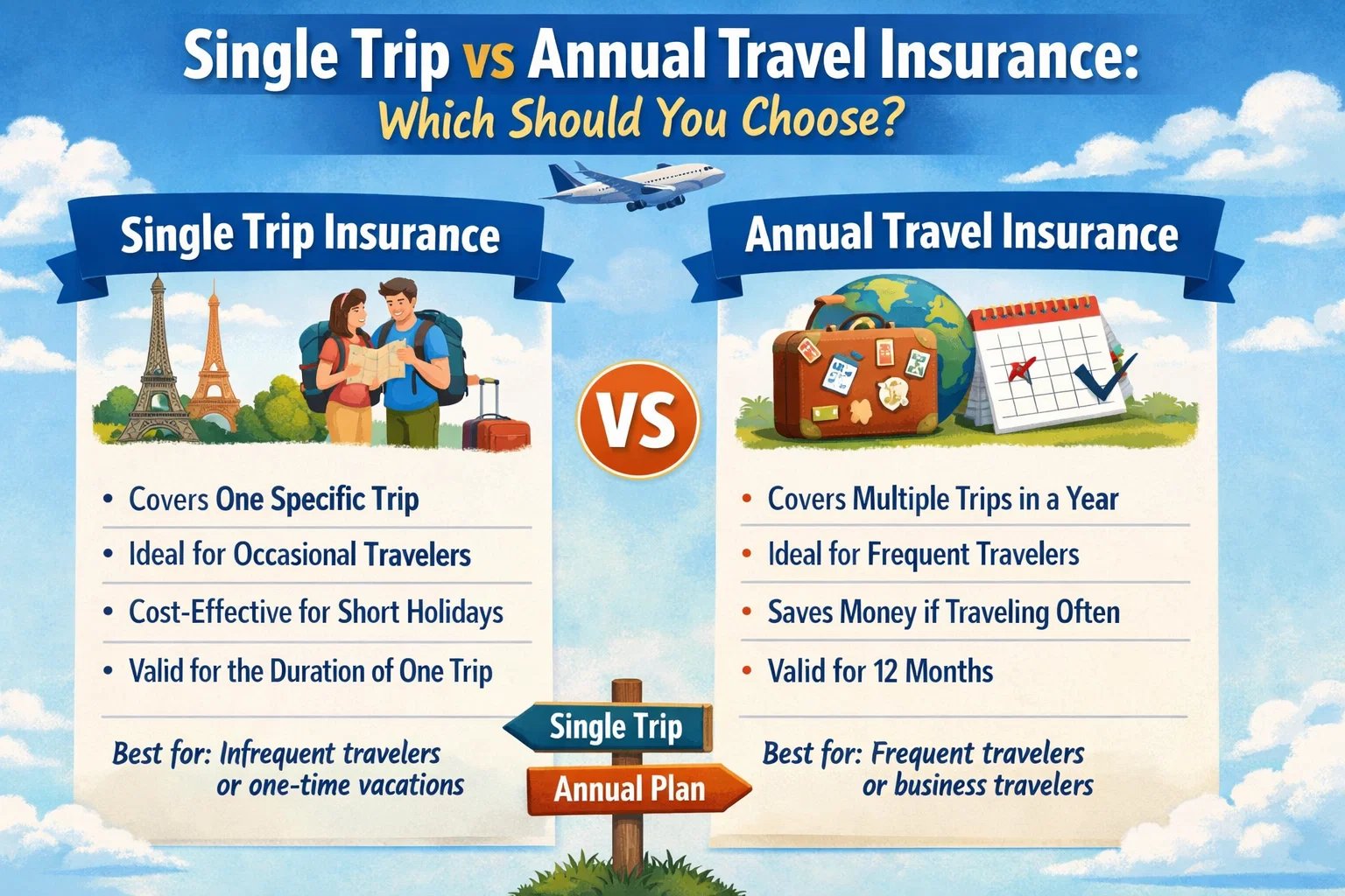 Single Trip vs Annual Travel Insurance: Which Should You Choose?